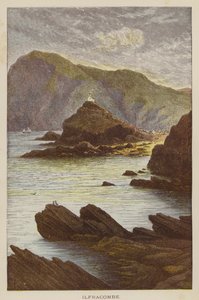 Ilfracombe (kolorowy grawerunek) autorstwa English School