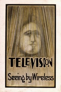 Ilustrowana obwoluta do pierwszego wydania „Telewizji, 1926 autorstwa English School