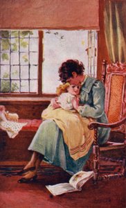 Ilustracja do A World of Girls autorstwa L T Meade (kolor lito) autorstwa English School