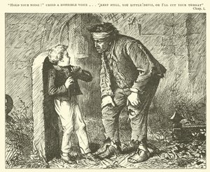 Ilustracja do wielkich oczekiwań (grawerowanie) autorstwa English School