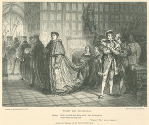 Ilustracja do króla Henryka VIII autorstwa English School