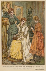 Ilustracja do Rocznika Routledge’s Every Girl’s (kolor lito) autorstwa English School