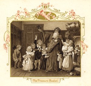 Ilustracja na przyjście Świętego Mikołaja autorstwa English School