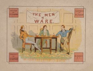 Ilustracja dla The Men of Ware, ok. 1880 r. (kolorowa litografia) autorstwa English School