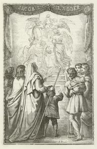 Ilustracja do The Pilgrims Progress autorstwa Johna Bunyan autorstwa English School