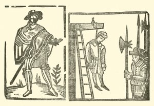 Ilustracja do Ballad Roxburghe autorstwa English School