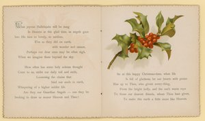 Ilustracja dla Tidings Of Joy autorstwa Dory Ross (kolorowa litografia) autorstwa English School