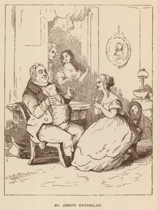 Ilustracja do Vanity Fair autorstwa Thackeraya (lito) autorstwa English School