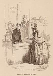 Ilustracja do "Targowiska próżności" Thackeraya (litografia) autorstwa English School