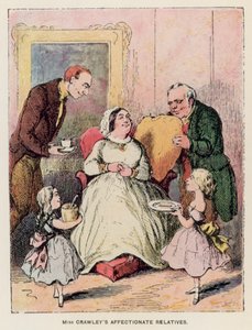 Ilustracja do Vanity Fair autorstwa Thackeraya autorstwa English School
