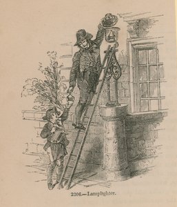 Ilustracja latarnika autorstwa English School
