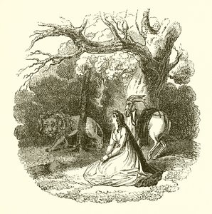 Ilustracja Królowej Wróżek autorstwa English School