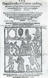 Ilustracja przedstawiająca prace ziemne w łapaniu Coniaka, 1592 r autorstwa English School