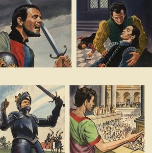 Obrazy z Szekspira autorstwa English School