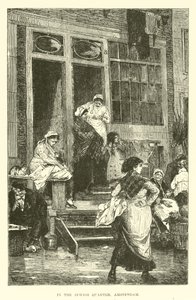 W dzielnicy żydowskiej Amsterdam autorstwa English School