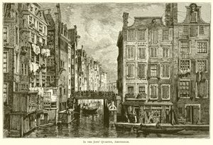 W dzielnicy żydowskiej w Amsterdamie autorstwa English School