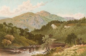W przełęczy Trossachs autorstwa English School