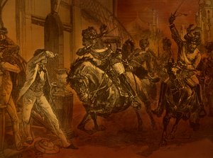Indyjska rebelia z 1857 r., ilustracja z "Cassell