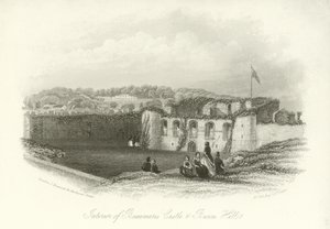 Wnętrze zamku Beaumaris i willi Baron