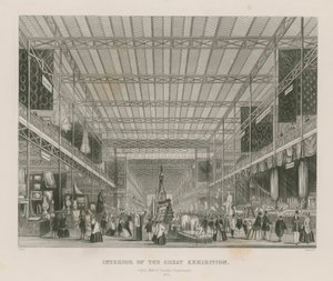 Wnętrze Wielkiej Wystawy, 1851, Departamenty Cejlonu, Malty i Kanady autorstwa English School