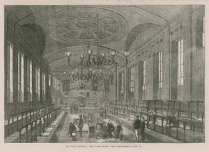 Wnętrze sali szkolnej w St Pauls School autorstwa English School