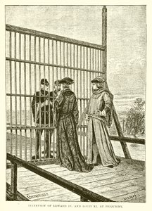 Wywiad z Edwardem IV i Ludwikiem XI w Picquigny autorstwa English School