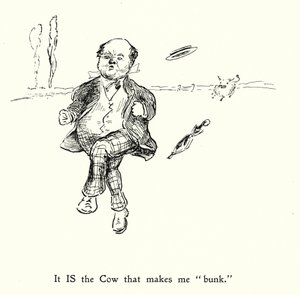 To krowa czyni mnie "prykiem"; to nie czapka czyni mnicha (litografia) autorstwa English School
