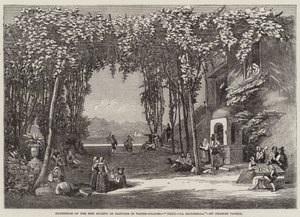 Włochy, La Saltarella (rycina) autorstwa English School