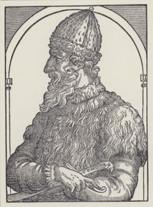 Iwan III, wielki książę moskiewski (litografia) autorstwa English School