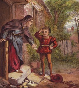 Jack i fasola-łodyga (kolor lito) autorstwa English School
