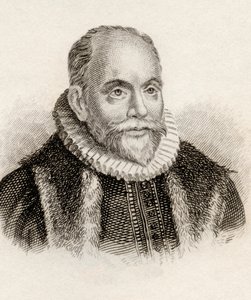 Jacobus Arminius, ze „Słownika historycznego krabów”, opublikowanego w 1825 r. autorstwa English School