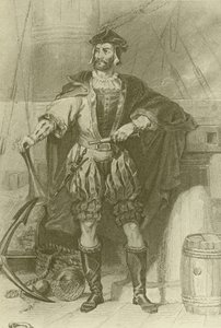 Jacques Cartier (1494-1557, francuski odkrywca) autorstwa English School