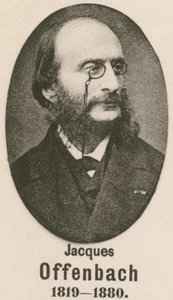 Jacques Offenbach (grafika) autorstwa English School