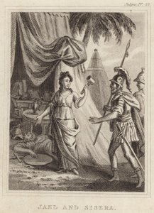 Jael i Sisera autorstwa English School