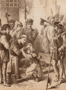 James Fenn, "To było poruszające widowisko" (litografia) autorstwa English School