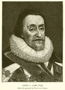 Jakub I (1566-1625) autorstwa English School