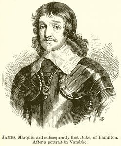 James, markiz, a następnie pierwszy książę Hamilton autorstwa English School
