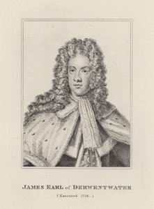 James Radcliffe, hrabia Derwentwater (Grawerowanie) autorstwa English School