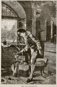 James Watt eksperymentuje autorstwa English School