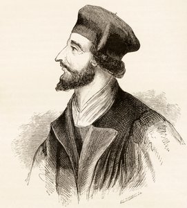 Jan Hus, ok.1865 autorstwa English School