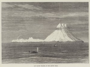 Wyspa Jan Mayen na morzach arktycznych (rycina) autorstwa English School