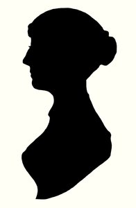 Jane Austen, angielska powieściopisarka (grafika) autorstwa English School