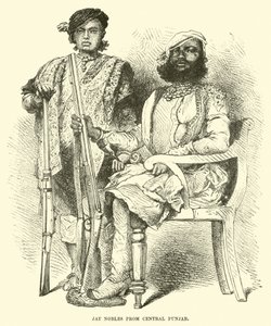 Jat Nobles z Centralnego Pendżabu autorstwa English School