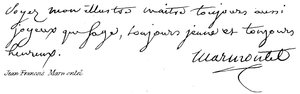 Jean Francois Marmontel autorstwa English School
