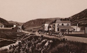 Jersey, Wyspy Chanel: Greve de Lecq (litografia) autorstwa English School
