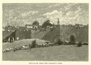 Jerozolima, od Bramy Damaszku autorstwa English School