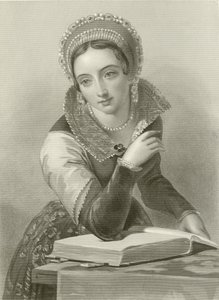 Joanna z Nawarry, królowa króla Henryka IV autorstwa English School