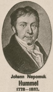 Johann Nepomuk Hummel (grawiura) autorstwa English School