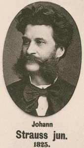 Johann Strauss Junior (grawiura) autorstwa English School