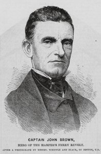 John Brown, amerykański abolicjonista (rycina) autorstwa English School